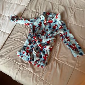 Kids Spider-Man bathrobe. New without tags